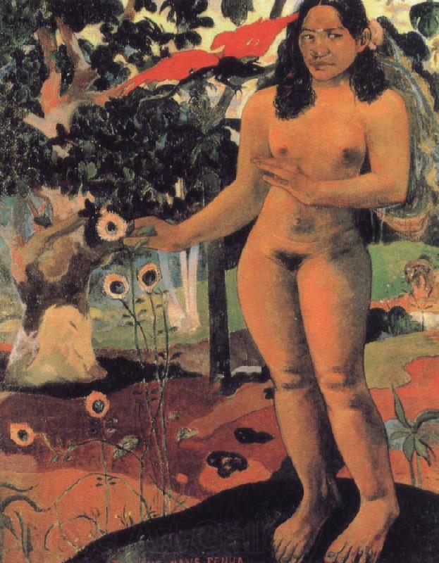 Paul Gauguin tbe delicious eartb Norge oil painting art